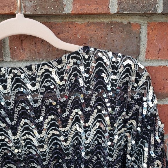 Vtg | Sequin, Sparkly Top | Sz M - Picture 5 of 5